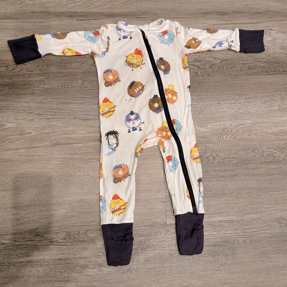 Angel Dear 2 Way Zipper Romper 3-6 mo